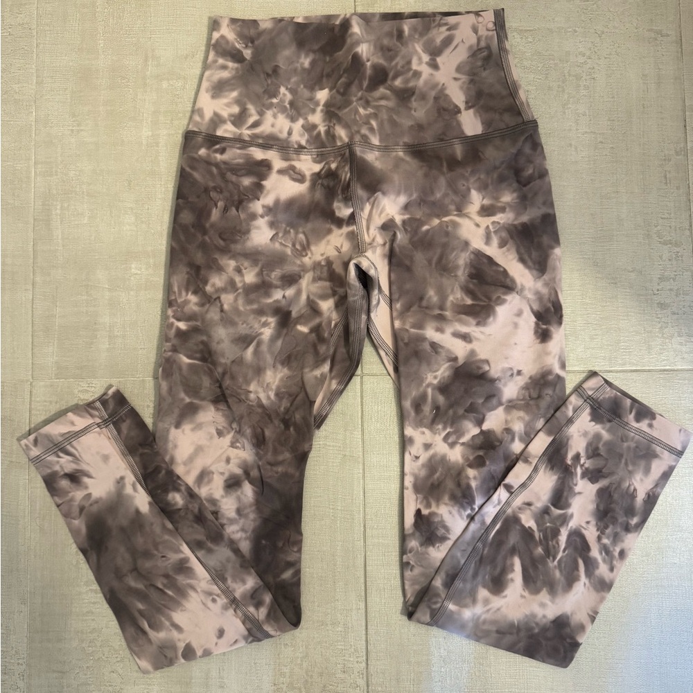 Tie-Dye Lululemon Align Leggings 25”
